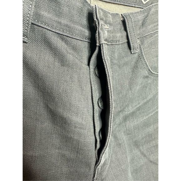 Zippo Slim Straight Raw Selvedge‎ Button Fly Jeans Gray Sz 32 Men's - Picture 6 of 12